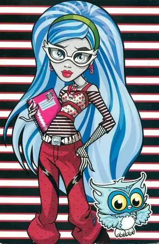 Monster High by Panini 2011 Mattel Inc. card
