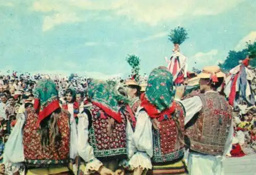 Romania folklore & ethnography traditional costumes and Maramures wedding procession
