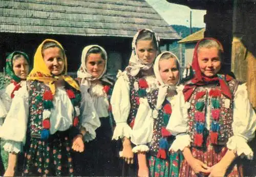 Romania folklore & ethnography traditional costumes from Iza