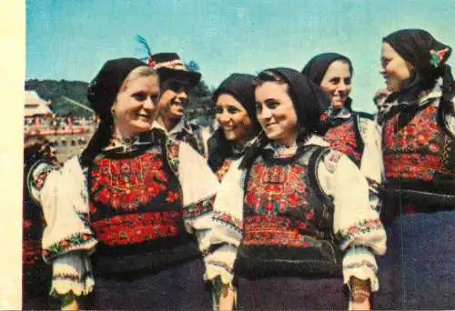 Romania folklore & ethnography traditional costumes from Lapus