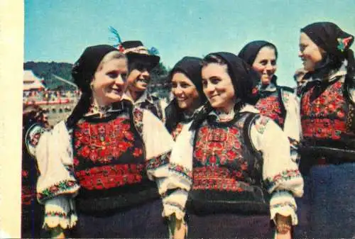 Romania folklore & ethnography traditional costumes from Lapus