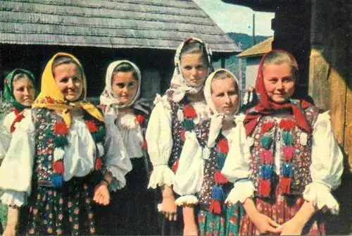 Romania folklore & ethnography traditional costumes from Iza