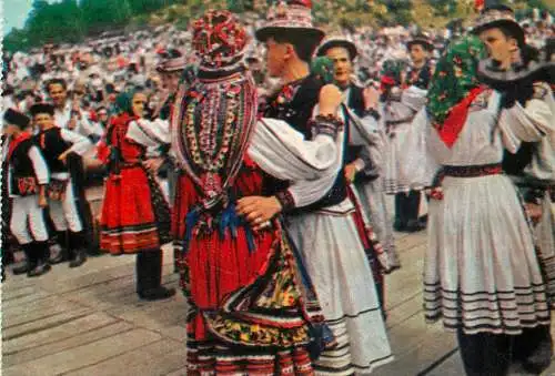 Romania folklore & ethnography Oas wedding procession and costumes