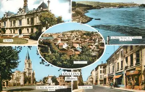 cpsm France Oullins (Rhone) multi view
