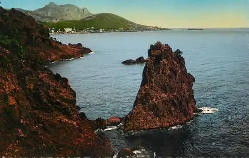 cpsm France Corniche d'Or Saint Raphael (Var) Agay Rochers au Cap Dramont