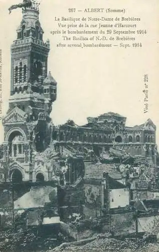 Guerre 1914-1916 France Albert (Somme) basilique