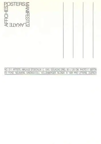 Advertising postcard Schweiz