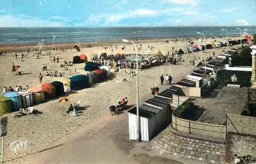 cpsm France Houlgate La Plage & la Piscine