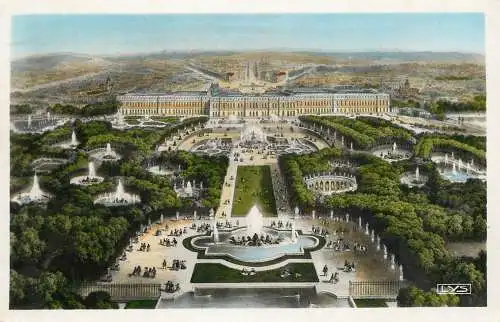 cpsm France Le Palais Versailles panorama
