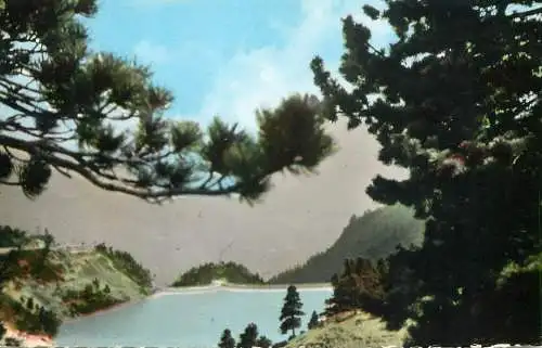 cpsm France Aussois - le barrage vue d'Aval