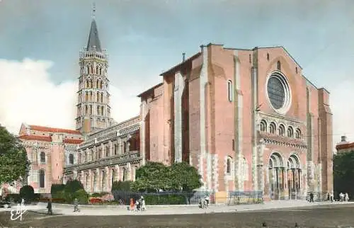 cpsm France Toulouse Basilique St Sernin
