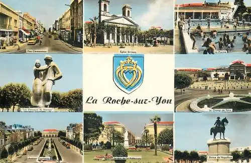 cpsm France La Roche-sur-Yon multi view