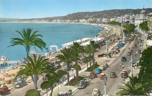 cpsm France Nice Promenade des Anglais & Baie des Anges
