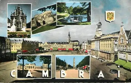 cpsm France Cambrai multi view