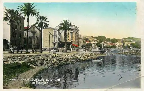 cpsm France Toulon Boulevard du Littoral au Murillon