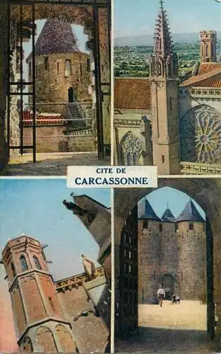 cpsm France Carcassonne multi view