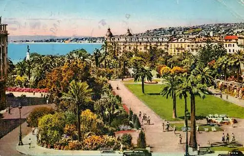 cpsm France Nice Les Jardins Albert I