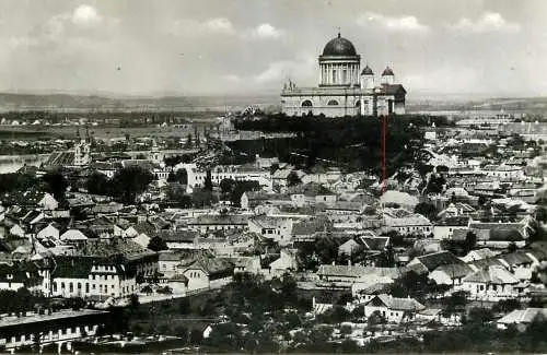 Hungary Esztergom panoramic view