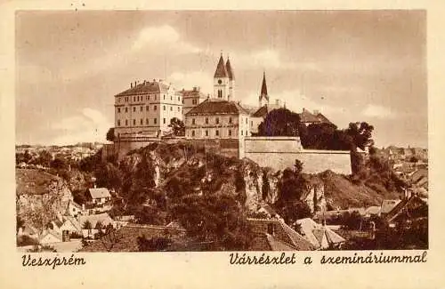 Hungary Veszprem castle view