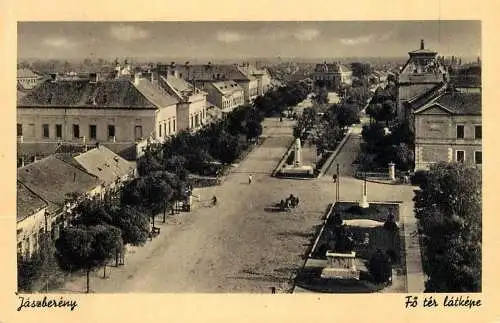 Hungary Jaszbereny Main Square general view