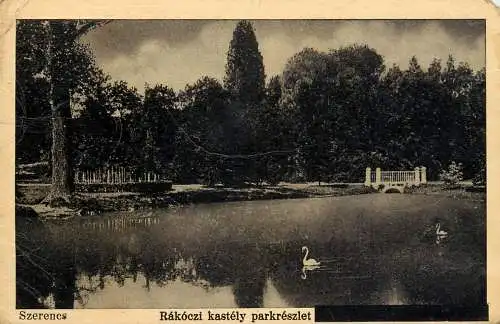 Hungary Szerencs Rakoczi Castle park aspect