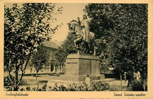 Hungary Szekesfehervar Szent Istvan monument