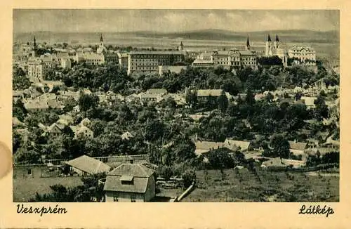 Hungary Veszprem general view