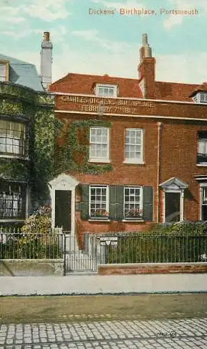 England Portsmouth Dickens' Birthplace