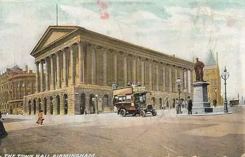 England Birmingham the Town Hall