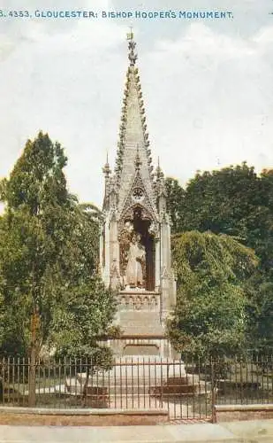England Gloucester Bishop Hooper's Monument