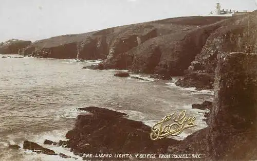 England Housel Bay Lizzard Lights and Cliffs picturesque coastal scenery