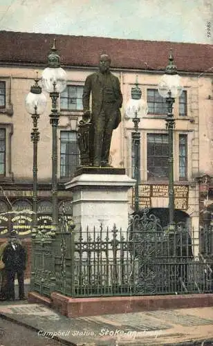England Stoke-on-Trent Campbell statue