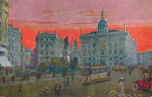 Italy Milano Piazza Cordusio tramvia