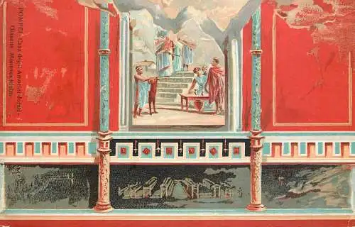 Italy Pompei Casa degli Amorini dorati Giasone Monoscandolo