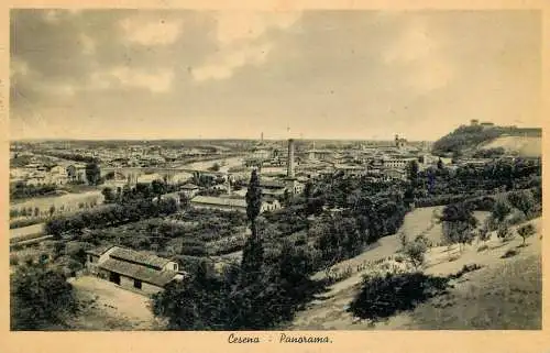 Italy Cesena Panorama della citta