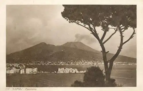 Italy Napoli Panorama della citta