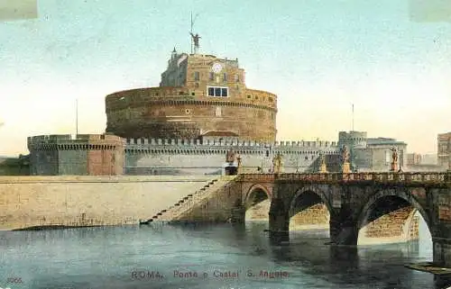 Italy Roma Ponte e Castel S. Angelo