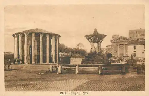 Italy Roma Vesta's temple