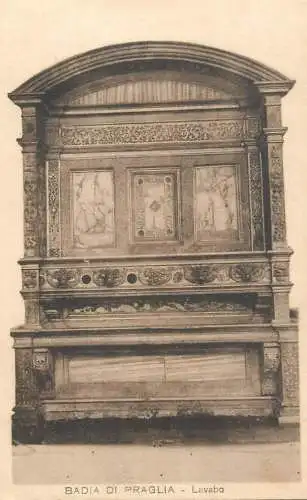 Italy Badia di Praglia Lavabo