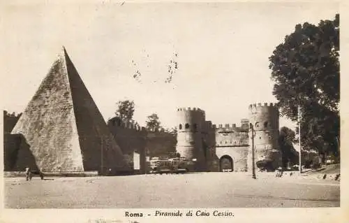 Italy Roma Piramide di Caio Cesio