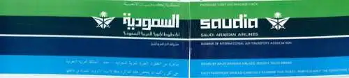 Saudia Saudi Arabian Airlines ticket