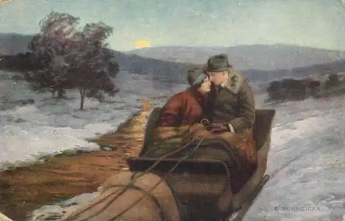 E. Schneider 1934 sledge lovers