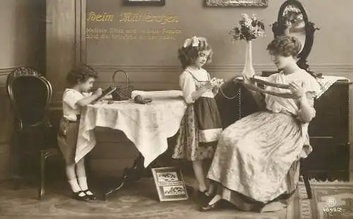 Beim Mutterchen 1916