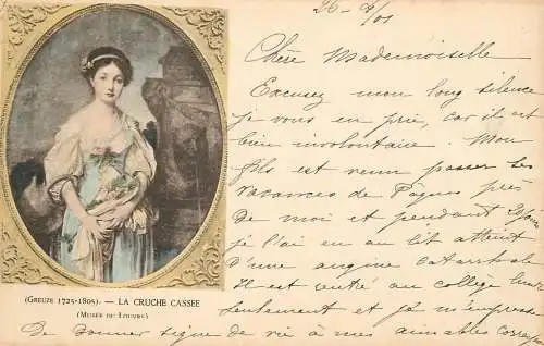 Greuze - La Cruche Cassee 1901
