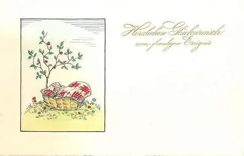 Friendship greetings card with letter cover Switzerland