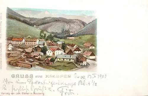 AK Gruss aus Krampen 1900