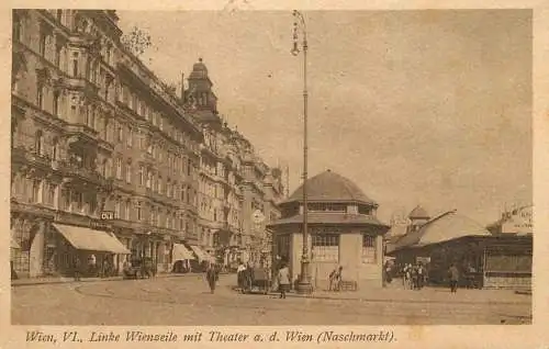 Austria Wien VI Linke Wienzeile mit Theater 1932