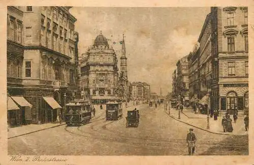Austria Wien II Praterstrasse tramways 1932
