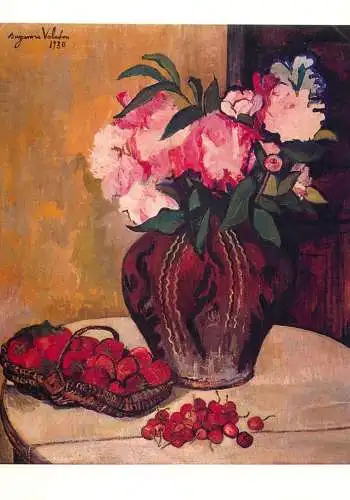 Fine arts postcard Suzanne Valadon nature morte aux fleurs et fruits