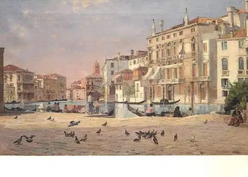Fine arts postcard Francois Bocion les palais du Grand Canal